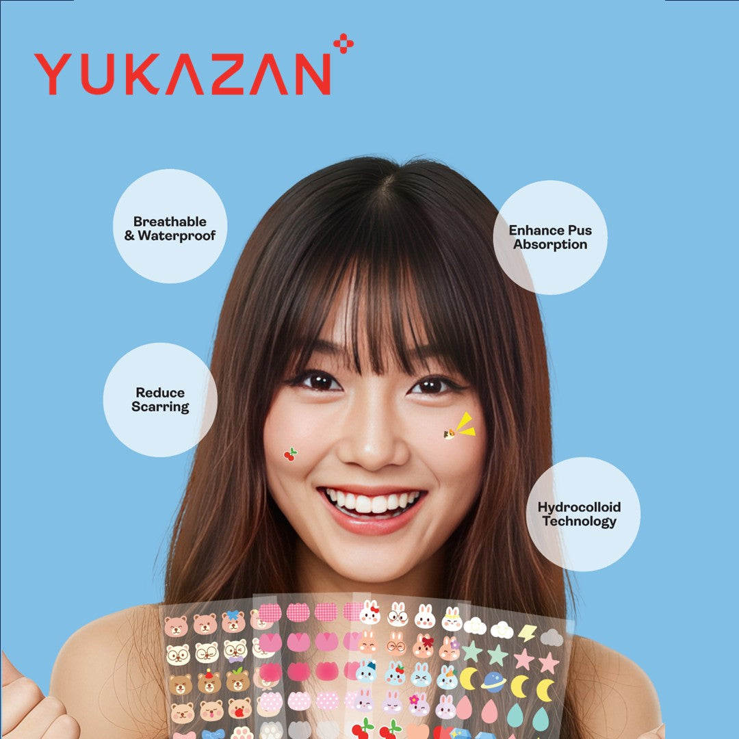 Yukazan Hydrocolloid Acne Healing Patch 20's