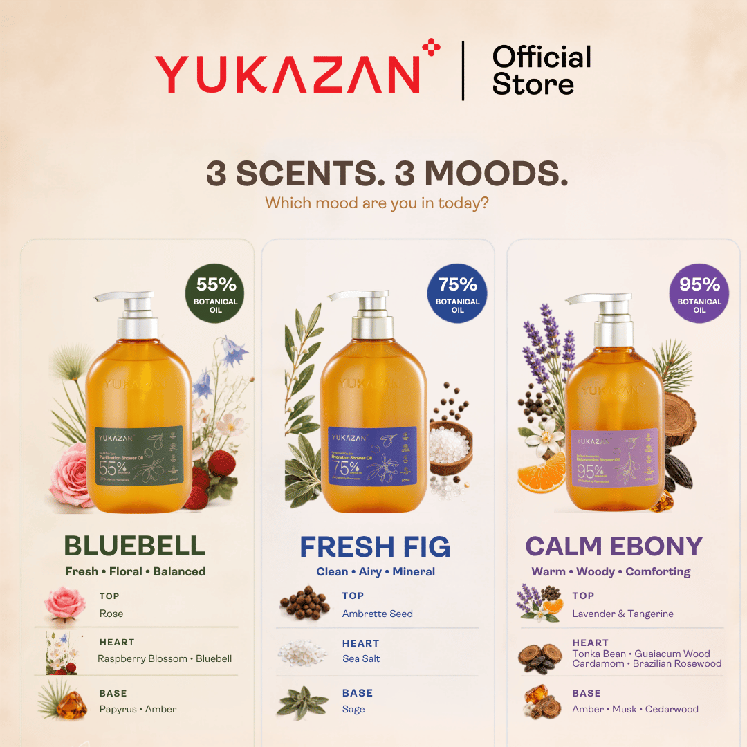 Yukazan 95% Rejuvenation Shower Oil (300ml)