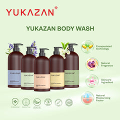 Yukazan Lime Basil Body Wash 850ml Shower Foam / Antibacterial and Alcohol Free / Body Shampoo