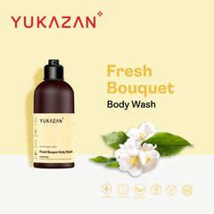 Yukazan Fresh Bouquet Body Wash 230ml Shower Foam / Antibacterial and Alcohol Free / Body Shampoo - Yukazan Official Store