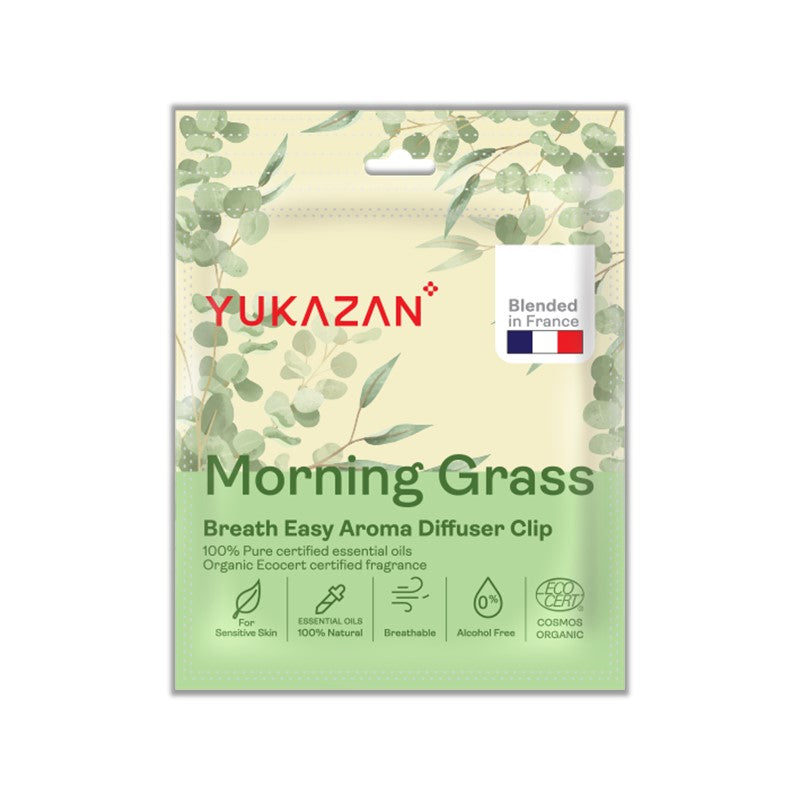 Yukazan Breath Easy Aroma Diffuser Clip (Morning Grass) - Yukazan Official Store